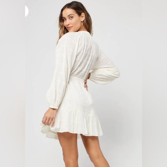 L Space Feelin' Fine Dress Cream Medium - Picture 2 of 14